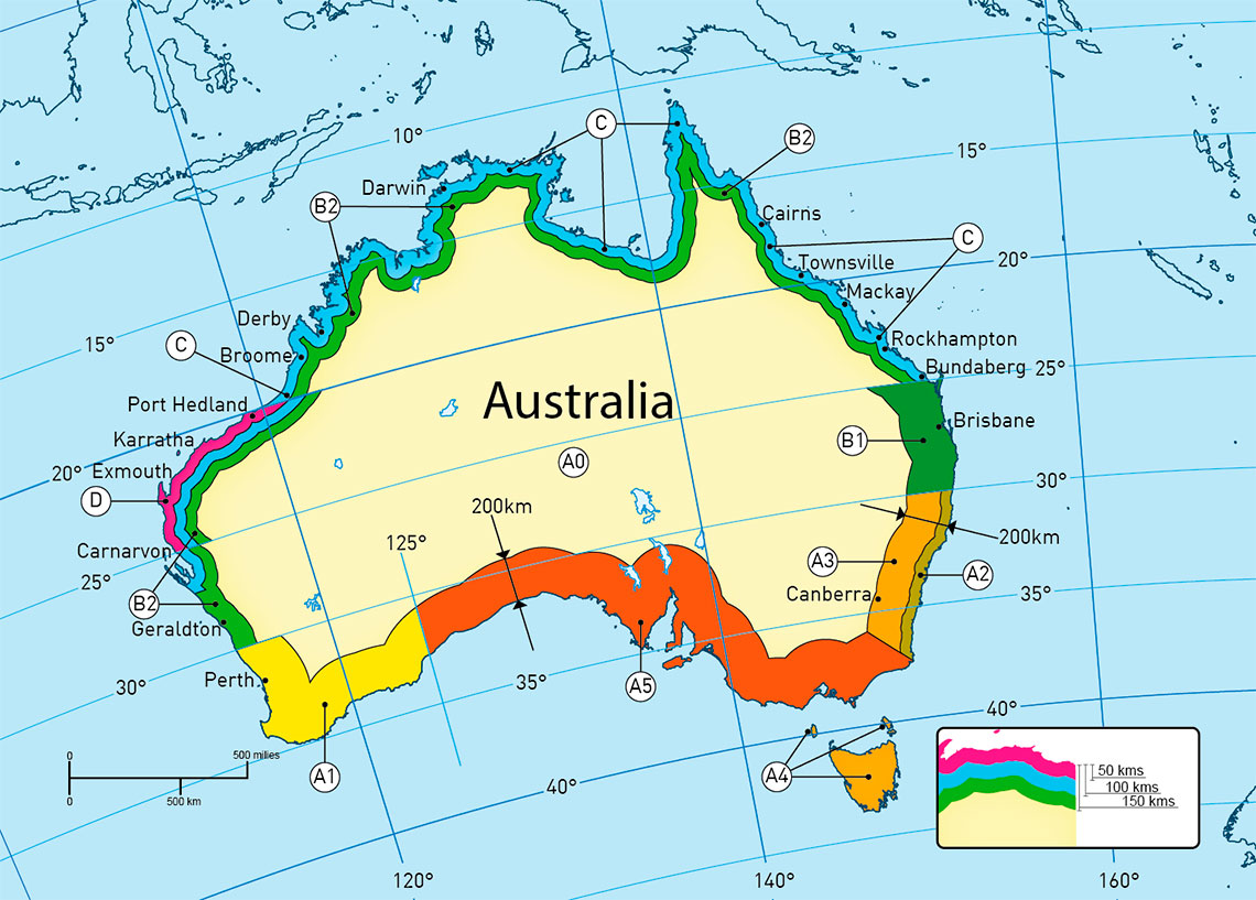 Australian Wind Region Map 2025 Web