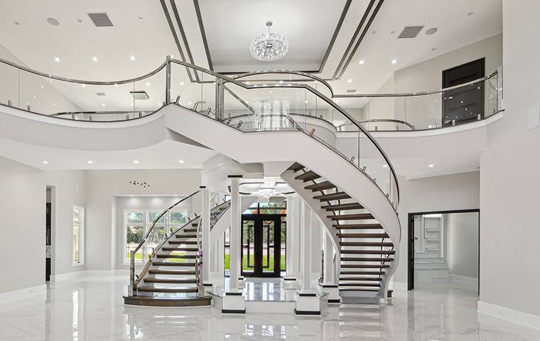 GRC Atlanta Twin Helical Staircase