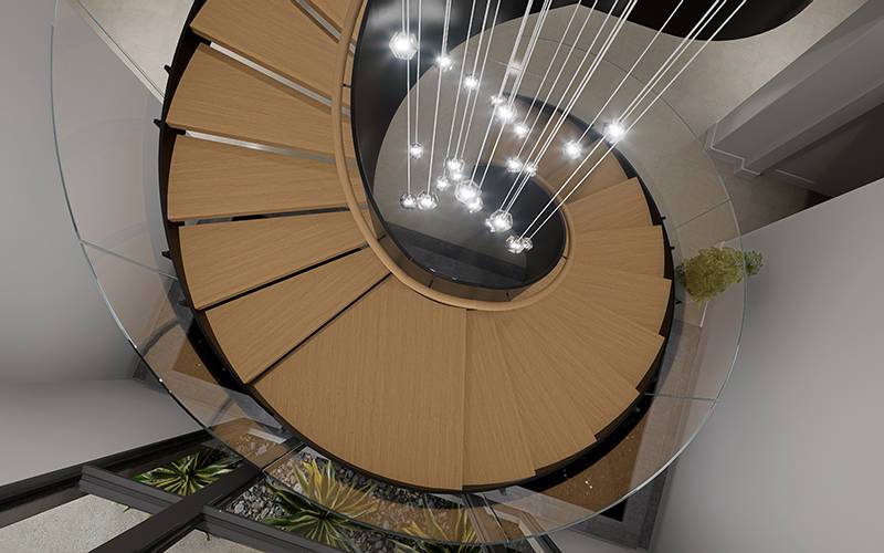 High Roller Circular Staircase